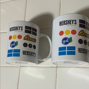 Hersheys White Coffee Mug Set